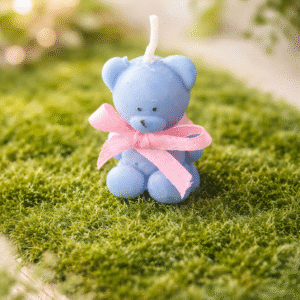 Teady pillar scented candle pack of  2