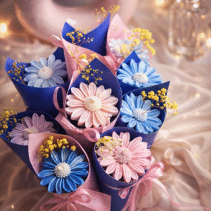 🌼 Daisy Bloom Bouquet Candle