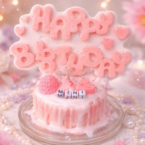 Orah’s Cute Birthday Cake Candle