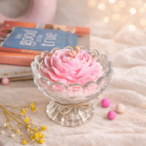 Petal Glow Rose Candle