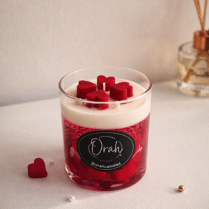 Orah Love Melt Glass Candle