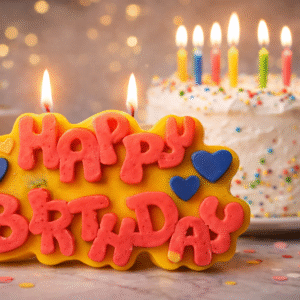 ✨ Orah Happy Birthday Celebration Candle