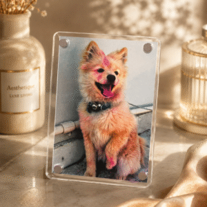 🧲 Snap & Stick – Personalized Acrylic  Photo Fridge Magnet
